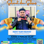 SMP Mataram Kasihan Raih Juara II dalam Kejuaraan Pencak Silat Tingkat SMP se-Kabupaten Bantul 2025