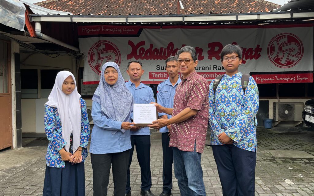 SMP Mataram Kasihan Peduli Bencana Sumatera